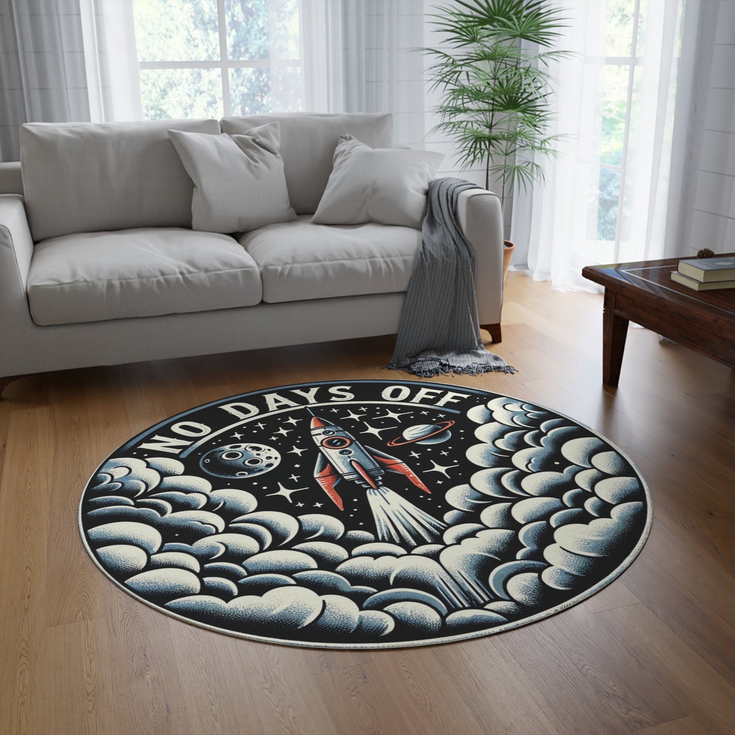 'To the Moon' V3 Rug