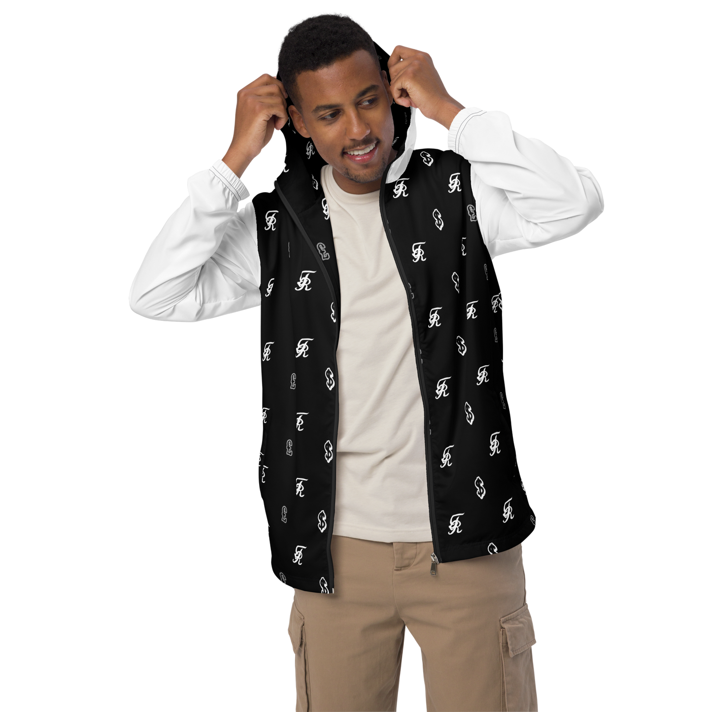 Signature All-Over Print Windbreaker