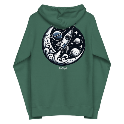 'To the Moon' Zip Up Hoodie