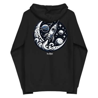 'To the Moon' Zip Up Hoodie