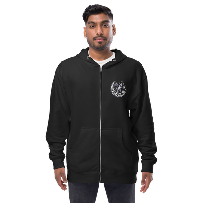 'To the Moon' Zip Up Hoodie