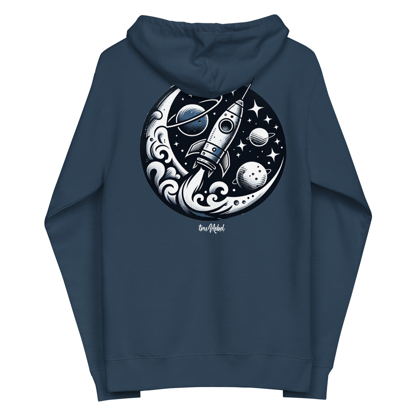 'To the Moon' Zip Up Hoodie