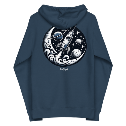 'To the Moon' Zip Up Hoodie