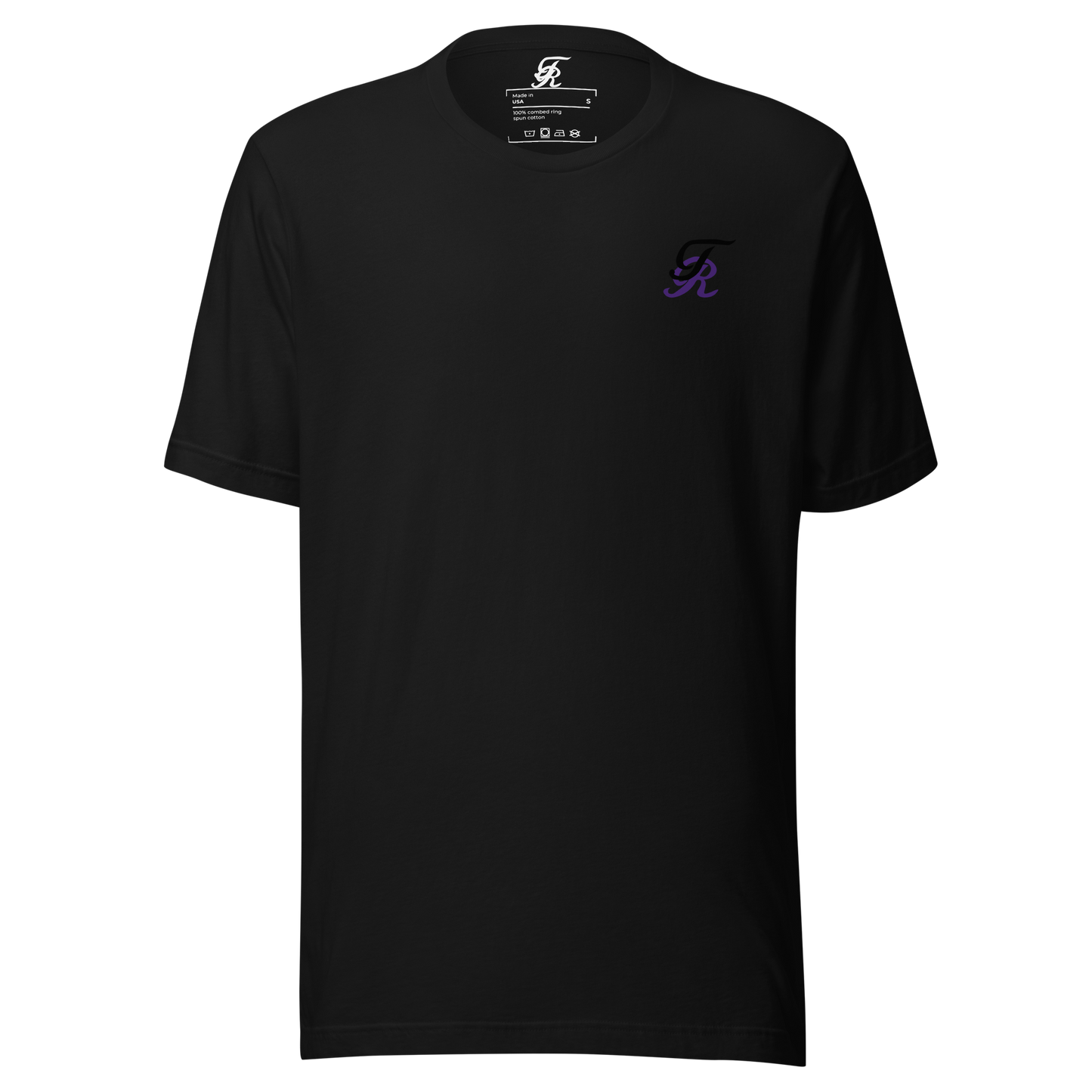 Signature Logo Tee | Black/Purple