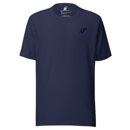 Signature Logo Tee | Black/Purple